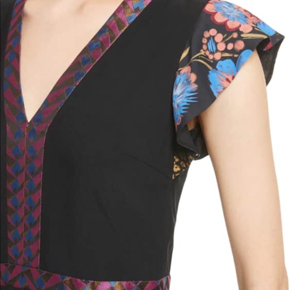 Etro flutter sleeve sheath dress - Picture 4 of 4